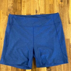 outdoor voices bike shorts in OV blue, worn once!